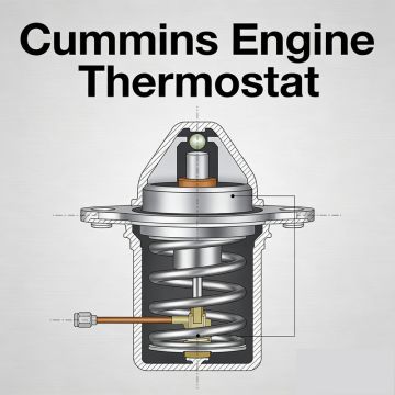 Termostato de motor diesel Cummins 5273379 4930724 | Controle de temperatura de resfriamento do motor